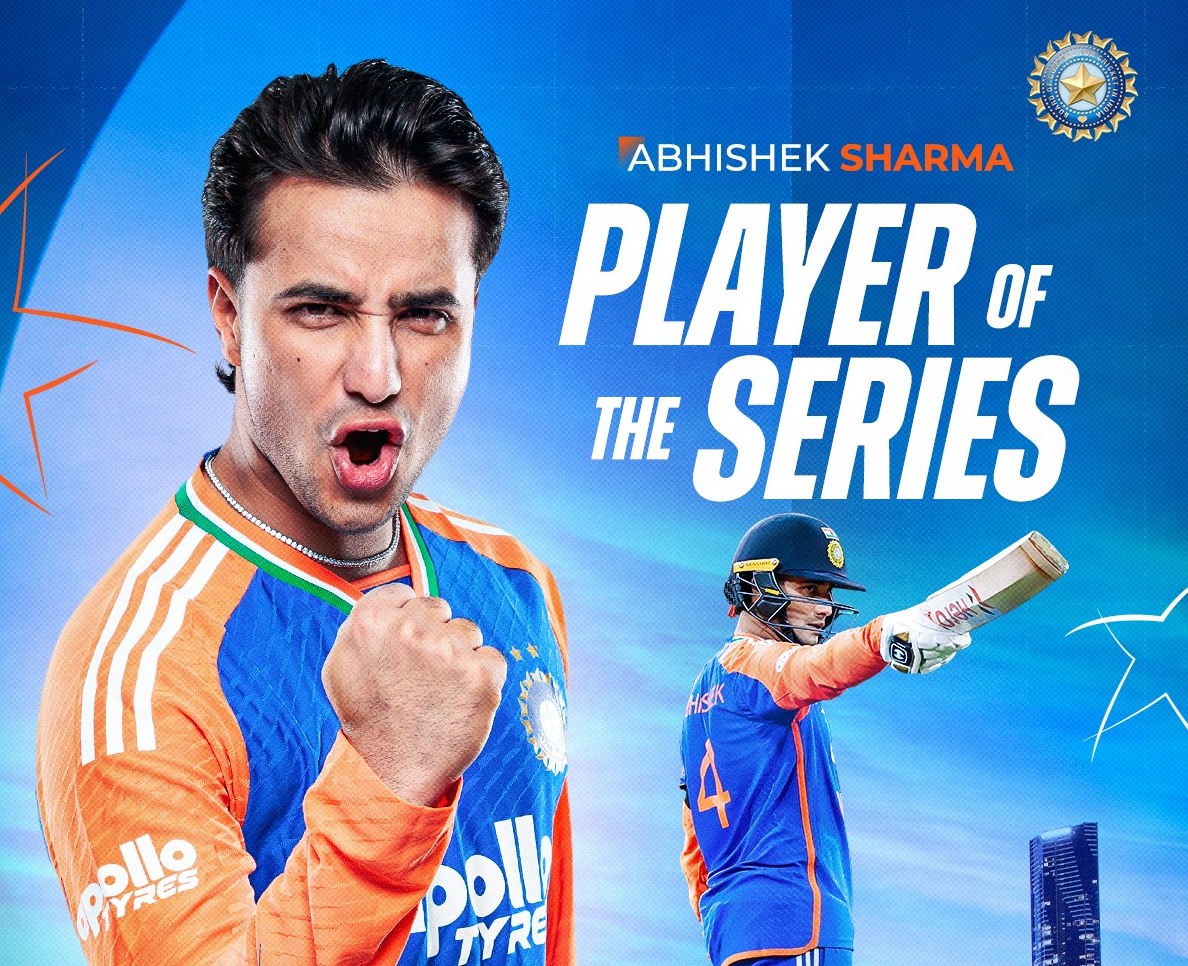 ‘ప్లేయర్ ఆఫ్ ది సిరీస్’గా అభిషేక్ శర్మ