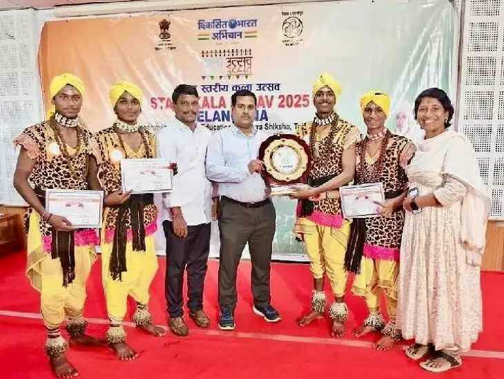 జాతీయ స్థాయికి ఒగ్గుడోలు విద్యార్థులు