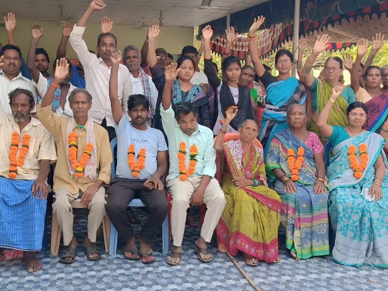 143వ రోజుకు చేరిన నిర్వాసితుల నిరసన