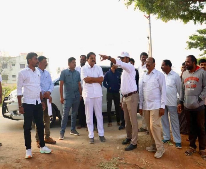 శత జయంతి ఏర్పాట్ల పరిశీలన