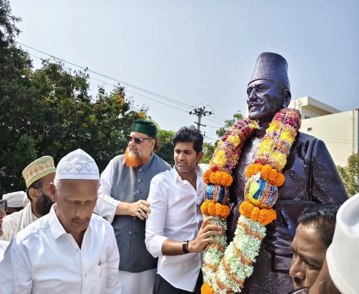 ఆజాద్ జయంతి.. నివాళులు అర్పించిన ఎమ్మెల్యే