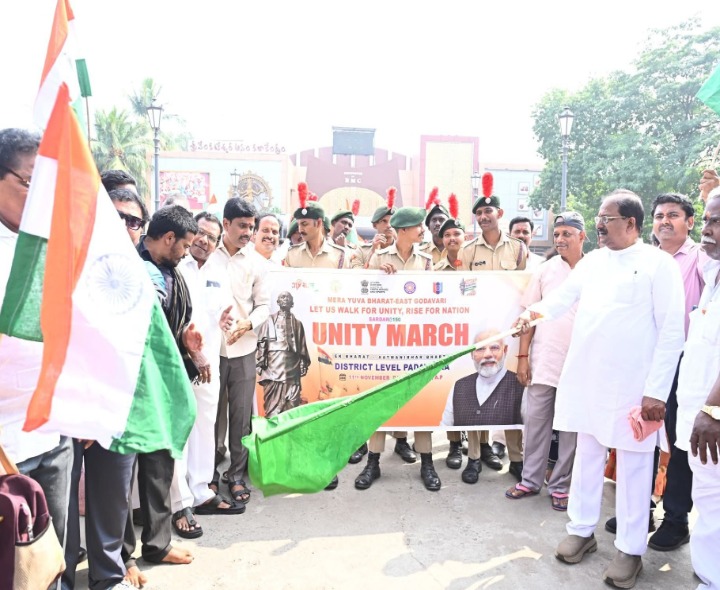 వల్లభబాయ్ పటేల్ సేవలను స్మరించుకుంటూ ర్యాలీ