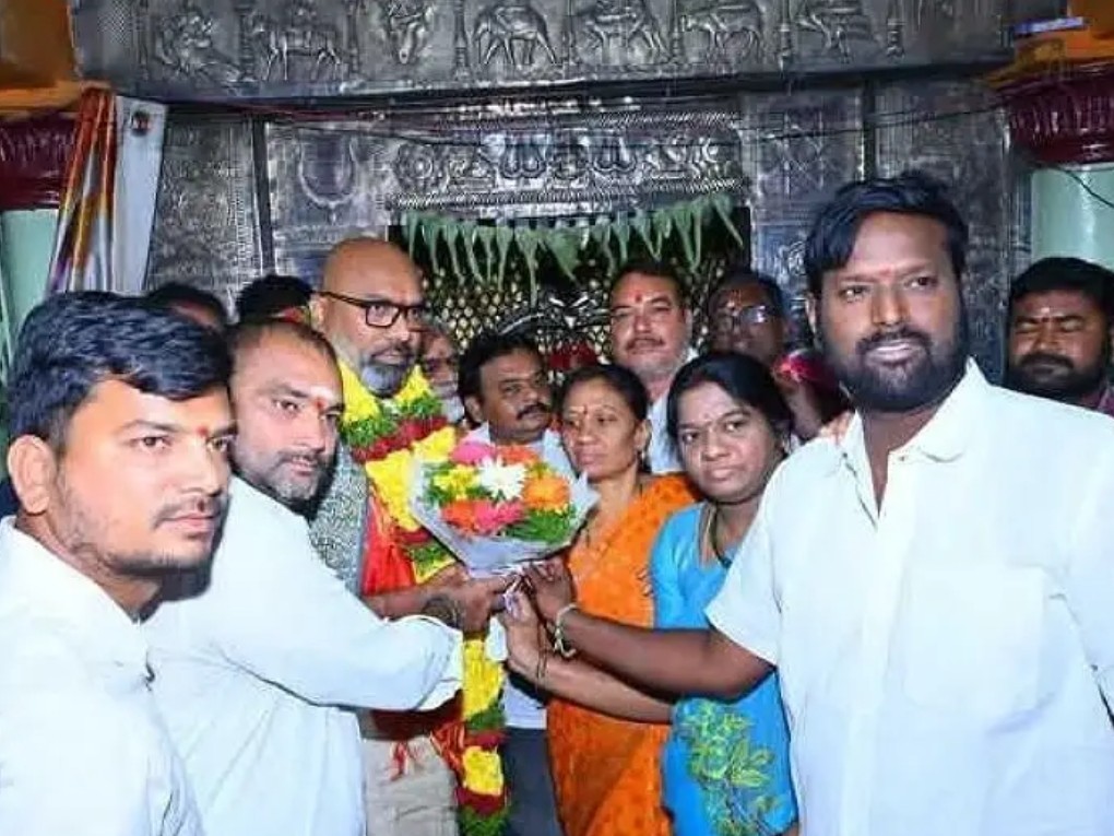 శ్రీ భక్త మార్కండేయ మందిరంలో ఎంపీ పూజలు