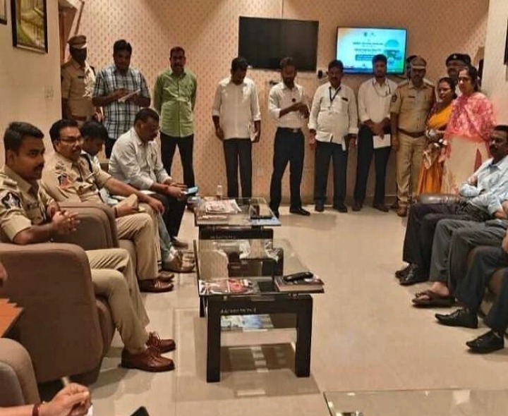 భద్రతా చర్యలపై సమీక్ష నిర్వహించిన ఎస్పీ