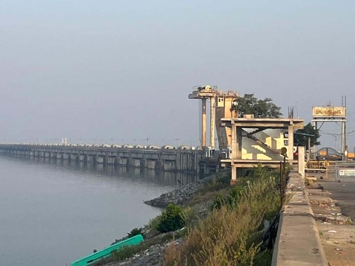 ప్రాజెక్ట్‌లో  కొనసాగుతున్న స్వల్ప ఇన్ ఫ్లో