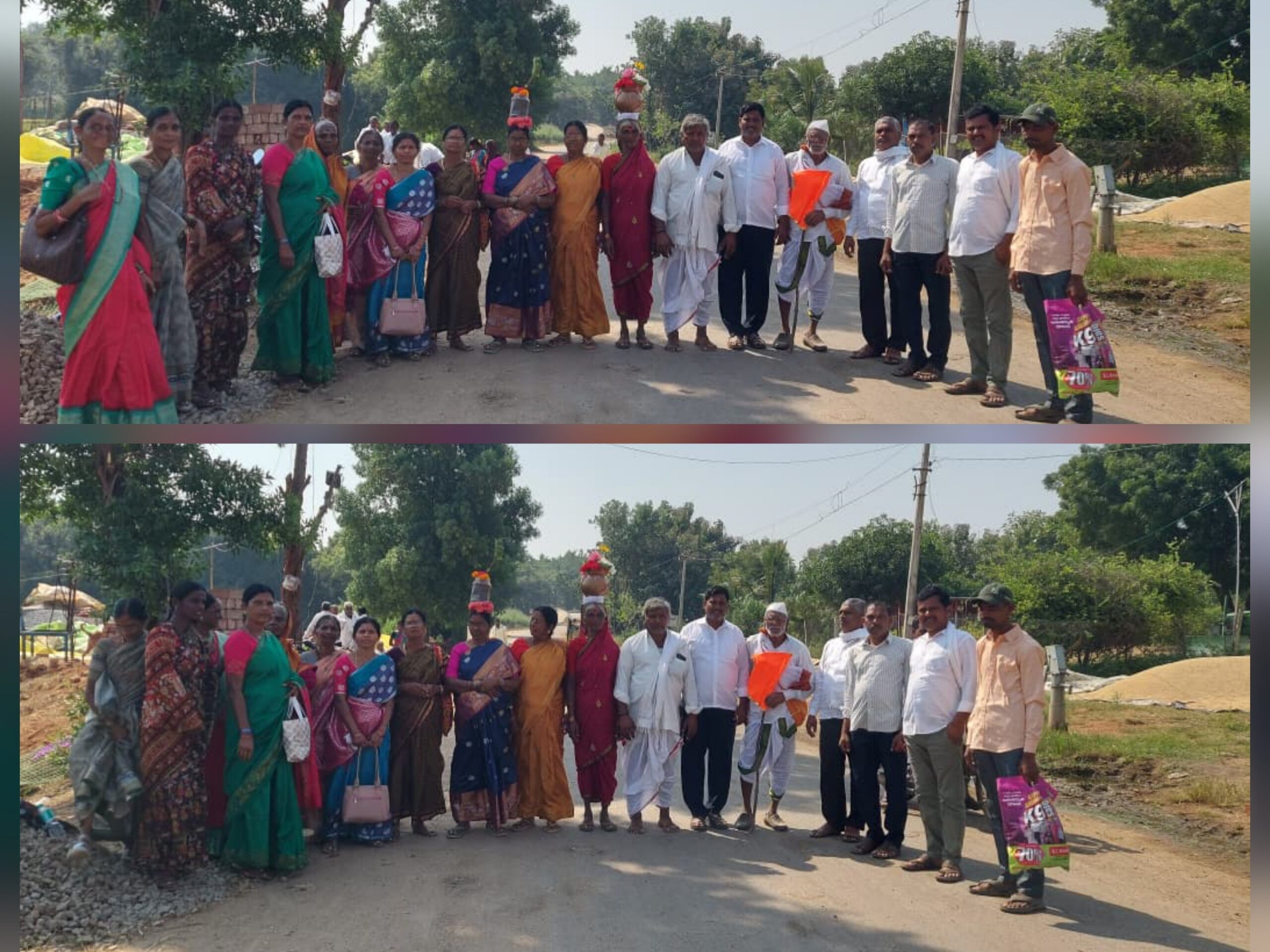 జుక్కల్ గోవింద్ మహారాజ్ మఠంకు పాదయాత్ర