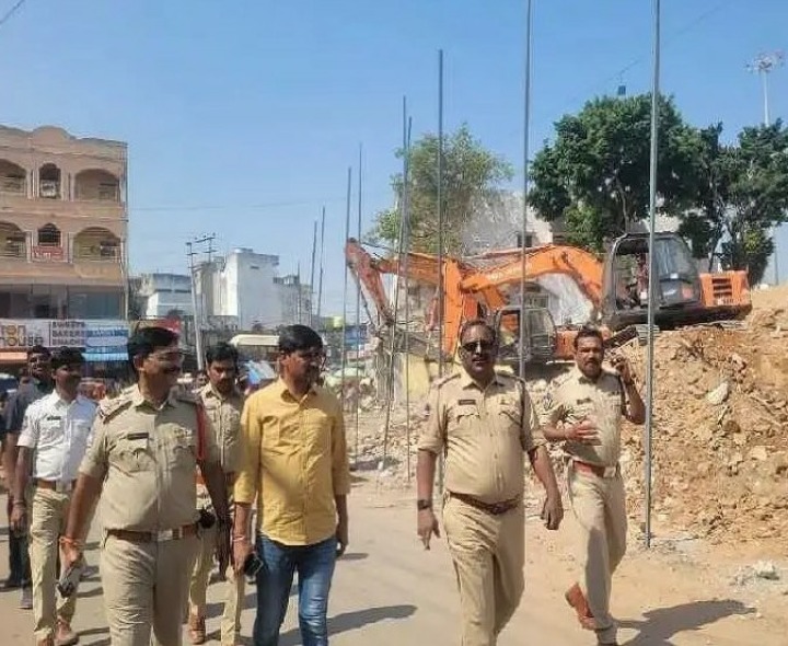 బందోబస్తును పరిశీలించిన అదనపు ఎస్పి