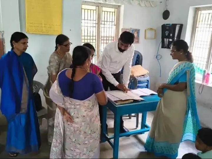 అంగన్వాడీ కేంద్రాలలో ఫుడ్ కమిషన్ సభ్యుడు తనిఖీ