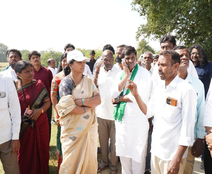 జిల్లాలో పర్యటించిన కల్వకుంట్ల కవిత