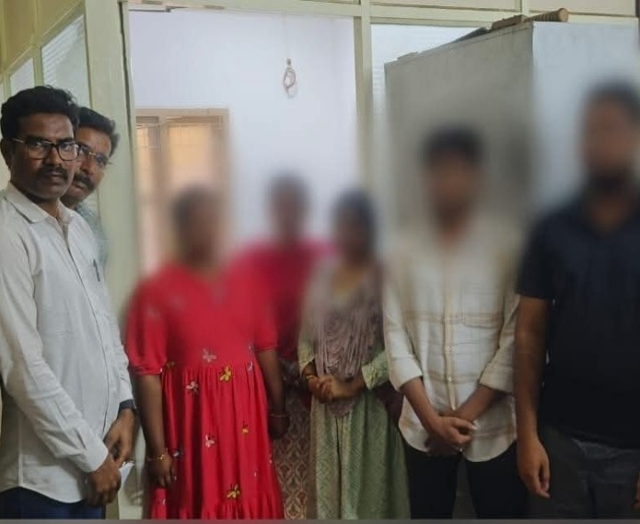 గుంటూరులో వ్యభిచార గృహం గట్టు రట్టు