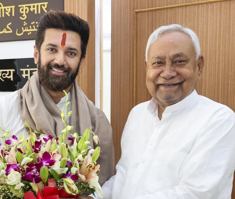 నితీష్‌ను కలిసిన చిరాగ్ పాసవాన్