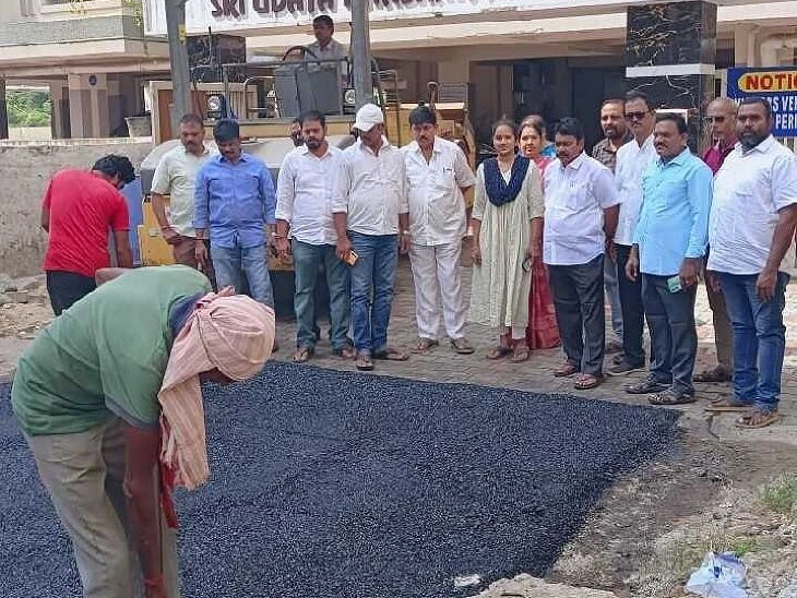 బాలాజీ‌నగర్‌లో రూ.39.40 లక్షలతో తారురోడ్డు పనులు.!