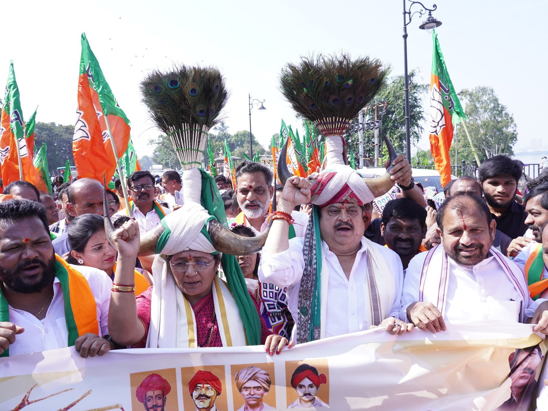 బిర్సా ముండా జయంతి సందర్భంగా ర్యాలీ