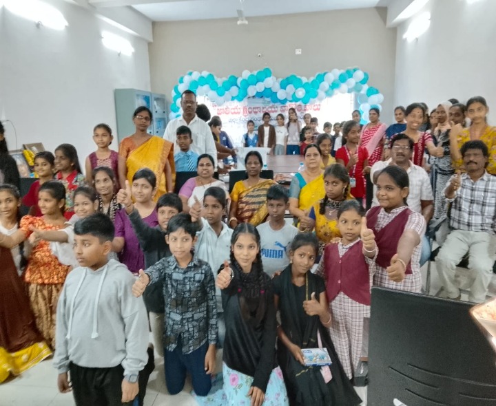 గ్రంథాలయంలో మూడవరోజు చిత్రలేఖన కార్యక్రమం