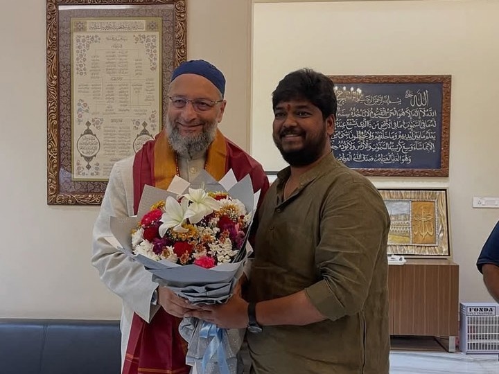 ఓవైసీని కలిసిన నవీన్ యాదవ్