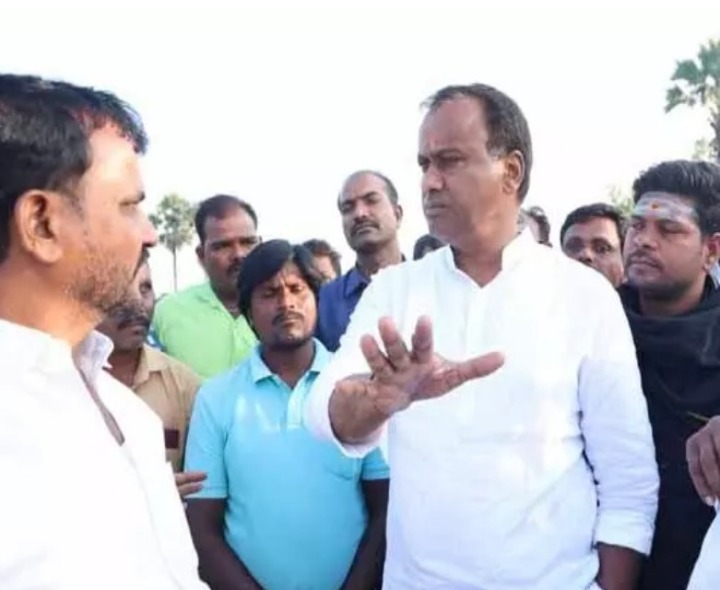 మాదన్న చెరువును పరిశీలించిన ఎమ్మెల్యే