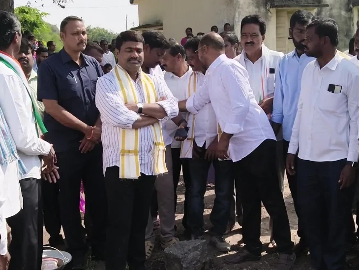 వెంకంపల్లి GP భవన నిర్మాణానికి MLA భూమిపూజ