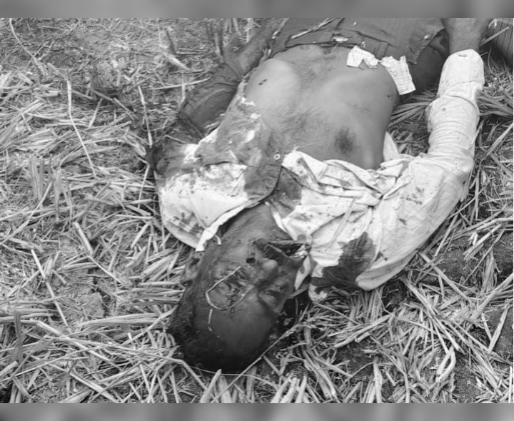 వరి కోత మిషన్‌లో పడి వ్యక్తి మృతి