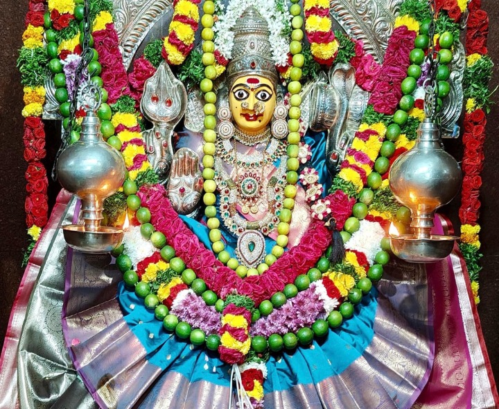 కార్తీక మాసం చివరి మంగళవారం జమ్ములమ్మకు ప్రత్యేక రూపం