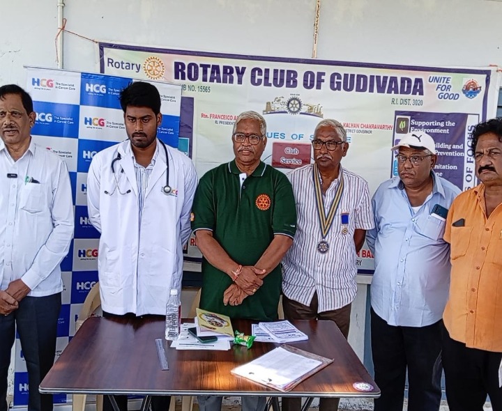 రోటరీ ఆధ్వర్యంలో క్యాన్సర్ నిర్ధారణ పరీక్షలు