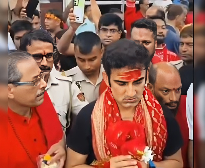 కామాఖ్య ఆలయాన్ని సందర్శించిన గంభీర్