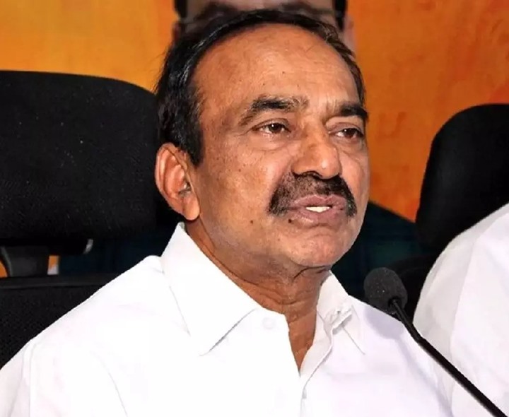 తీగల వంతెన నిర్మాణాన్ని పరిశీలించిన ఈటల