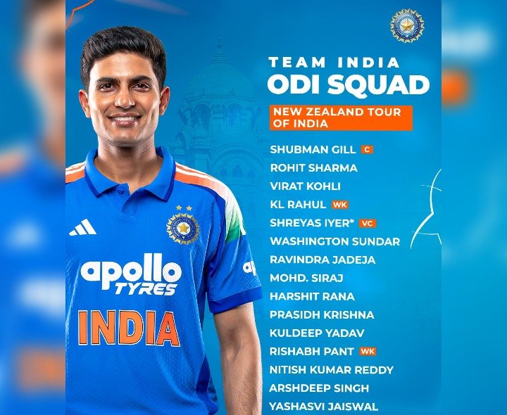 న్యూజిలాండ్ సిరీస్‌కు భారత జట్టు ఇదే