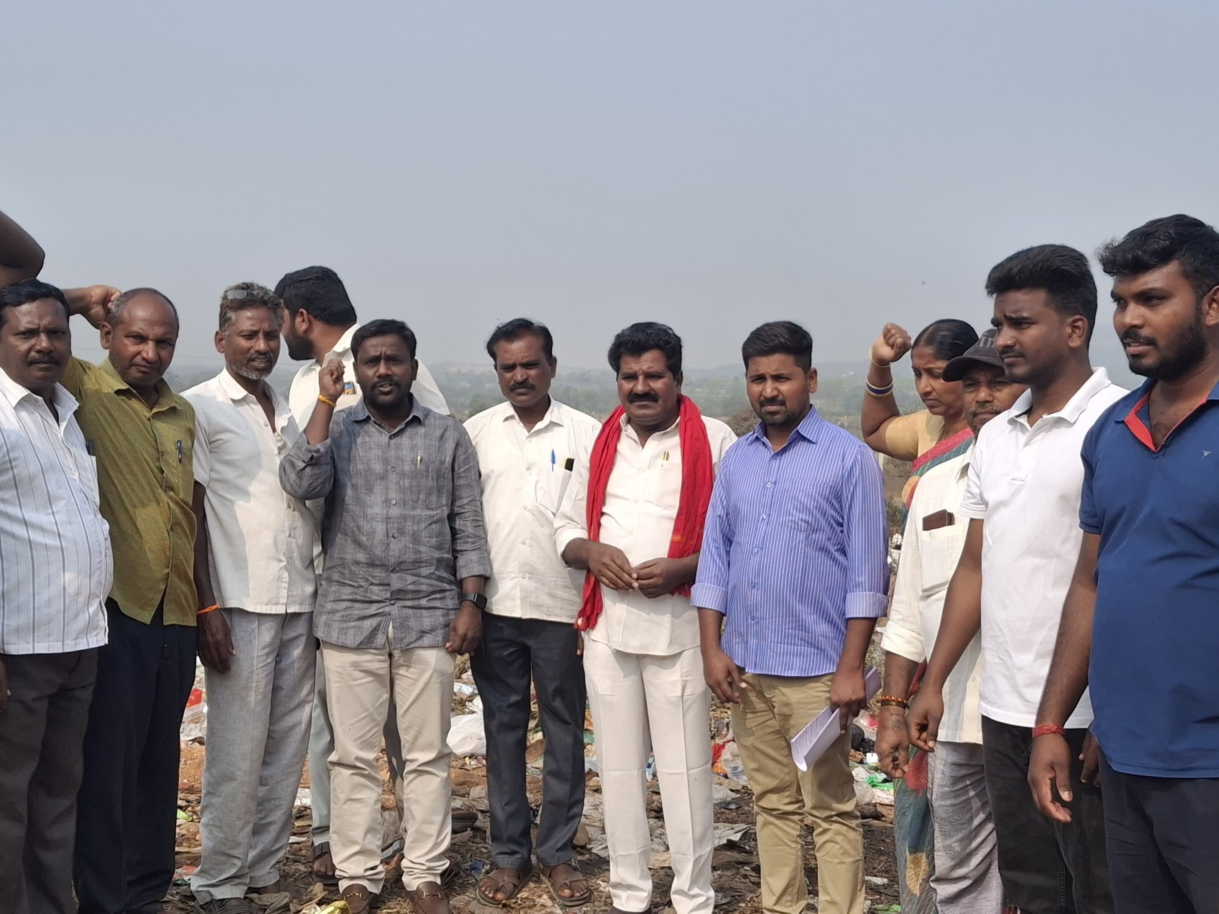 డంపింగ్ యార్డ్ తొలగింపు ఉద్యమానికి సీపీఎం సంఘీభావం