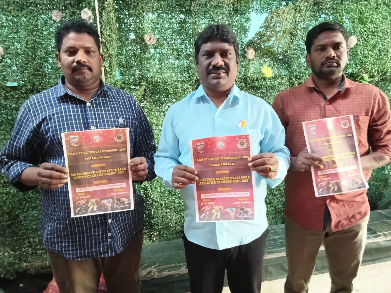 ఈనెల 11 న పారా (దివ్యాంగుల ) అథ్లెటిక్స్ పోటీలు