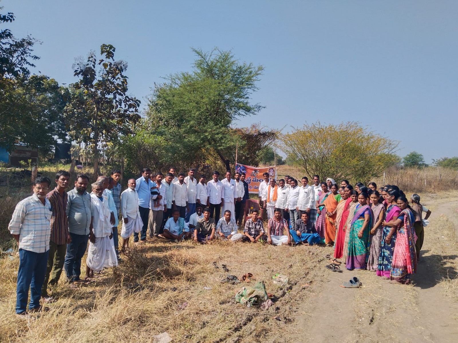 శ్రీకృష్ణ మందిర నిర్మాణానికి భూమి పూజ