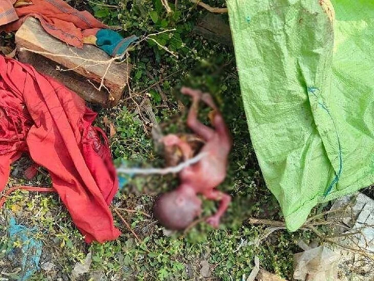 పసికందు మృతదేహం కలకలం