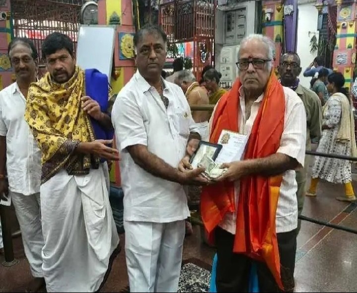 మావుళ్లమ్మ ఆలయానికి రూ.1,11,116 విరాళం