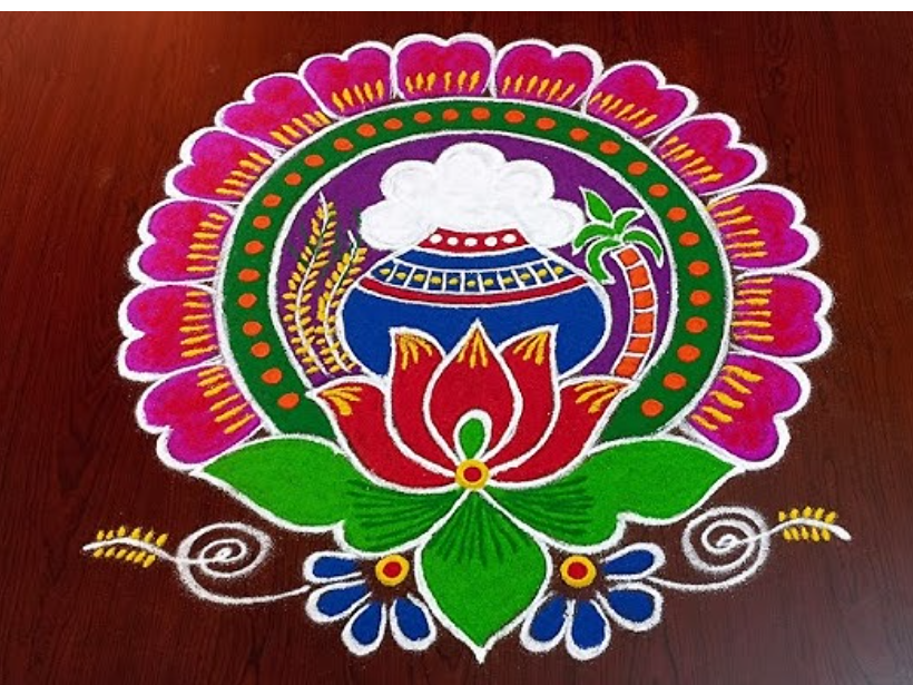 ఆర్‌వీ ఫౌండేషన్ ఆధ్వర్యంలో ముగ్గుల పోటీలు