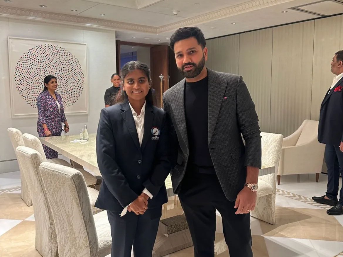 రోహిత్‌ను కలిసిన కెప్టెన్ దీపిక