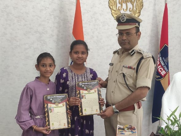 గిన్నిస్ బుక్ రికార్డు గ్రహీతలకు CP అభినందన