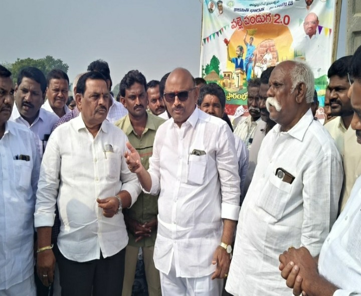 సిమెంట్‌ రోడ్డుకు ఎమ్మెల్యే భూమి పూజ