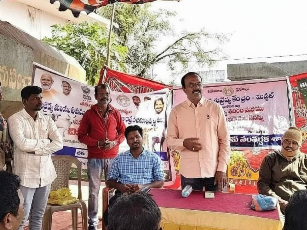 దోనూరు గ్రామంలో పశువైద్య సేవల కార్యక్రమం