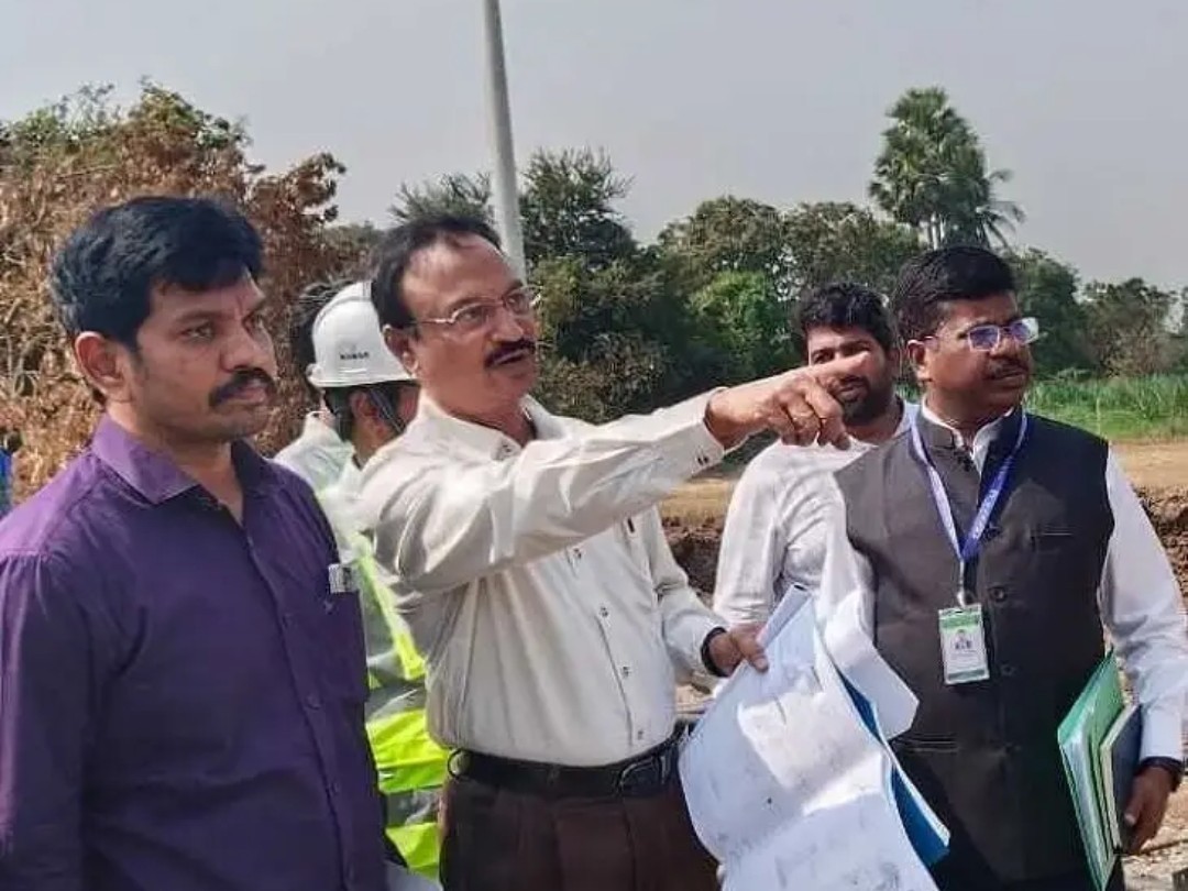 రాజధాని పనులను పరిశీలించిన నాబార్డు బృందం