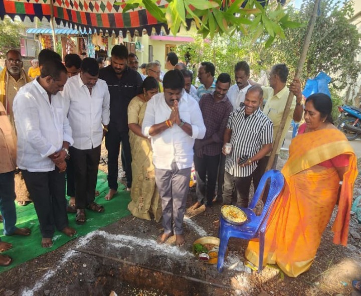 అత్తిలి వాటర్ ట్యాంకు నిర్మాణానికి శంకుస్థాపన