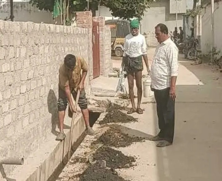శక్రుతండాలో శుభ్రత పనులు