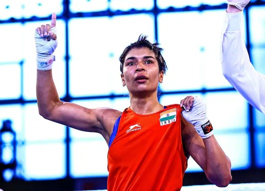 సెమీస్‌కు దూసుకెళ్లిన నిఖత్ జరీన్