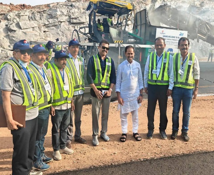 గ్రీన్ ఫీల్డ్ హైవే పనులు పరిశీలించిన ఎమ్మెల్యే