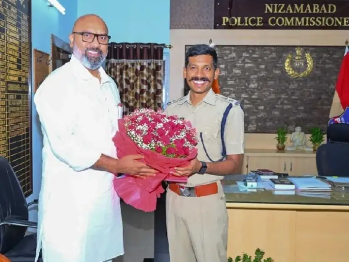 పోలీస్ కమిషనర్‌ను కలిసిన ఎంపీ అరవింద్