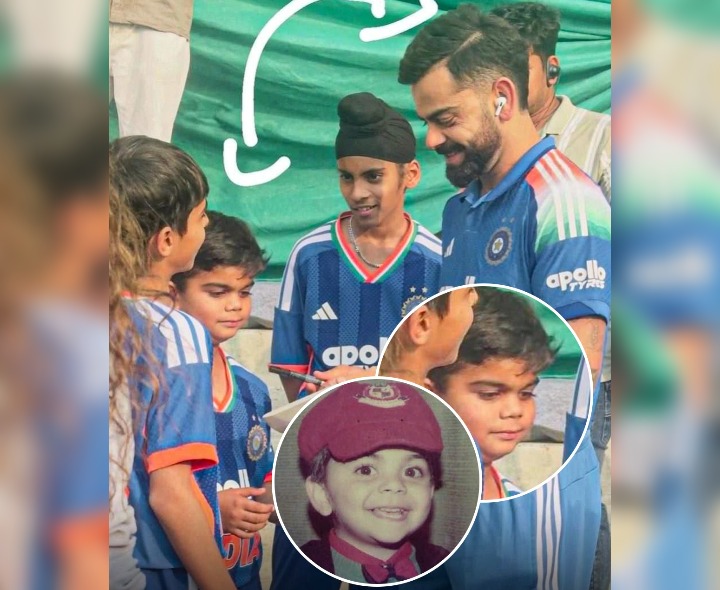 VIRAL: కోహ్లీ టైమ్ ట్రావెల్ చేశాడా?