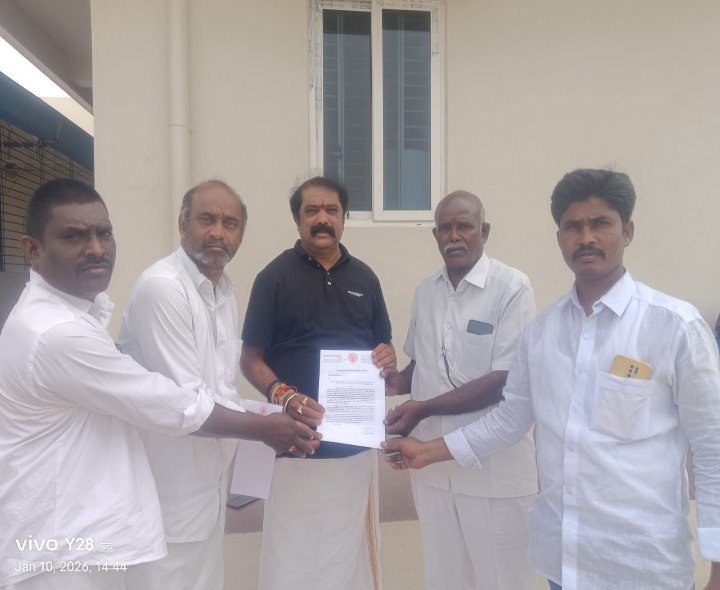 గుంతకల్లు ఎమ్మెల్యే జయరాంకు రైతుల వినతి