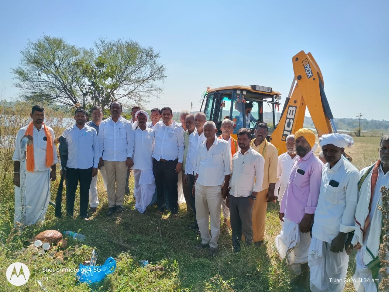 తాగునీటి కోసం కొత్త పైప్ లైన్ పనులు ప్రారంభం