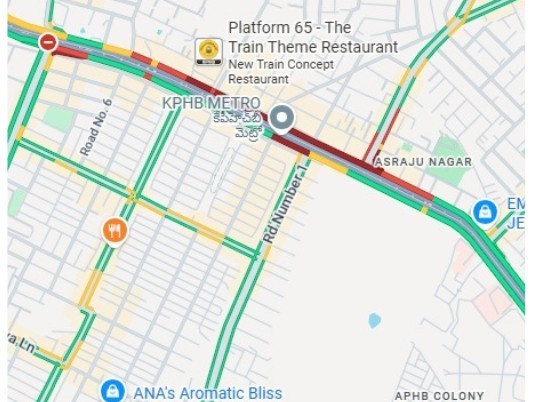 FLASH: కూకట్ పల్లిలో ట్రాఫిక్ జామ్..!