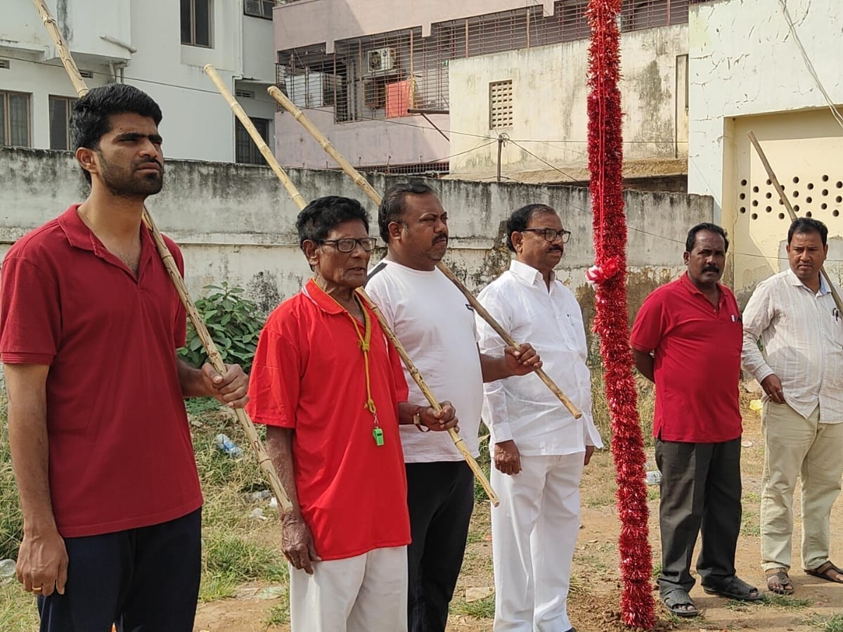 సీపీఐ శతాబ్ది కవాతుకు గుంటూరులో జనసేవాదళ్ శిక్షణ