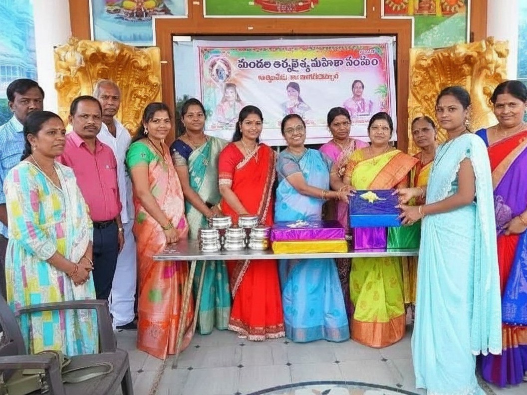 అచ్చంపేటలో ఆర్యవైశ్య ముగ్గుల పోటీ