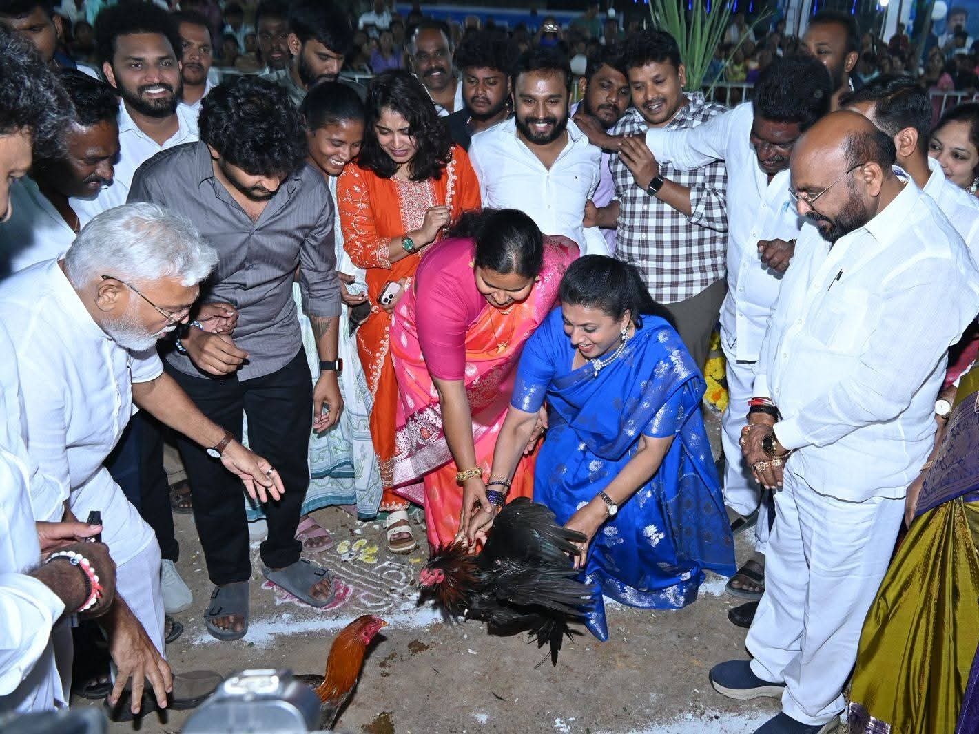 గుంటూరు సంక్రాంతి సంబరాల్లో రోజా